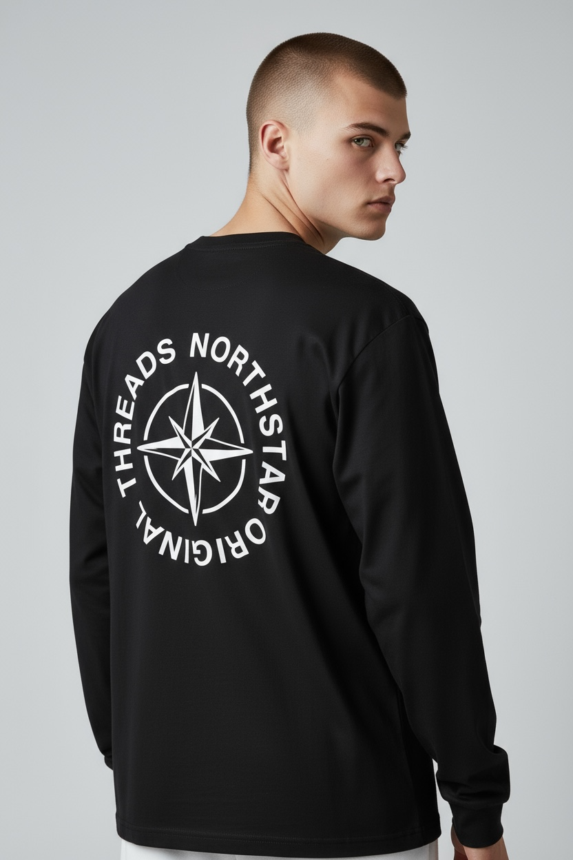 Northstar Original Star Graphic Base Men’s Longsleeve Tee - Northstar Original Threads