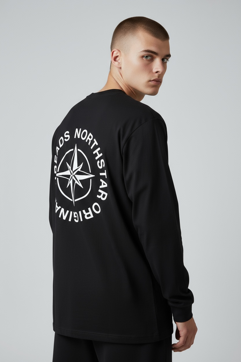 Northstar Original Star Graphic Base Men’s Longsleeve Tee - Northstar Original Threads